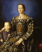 Agnolo Bronzino, Eleonora of Toledo and her Son Giovanni (mk08)